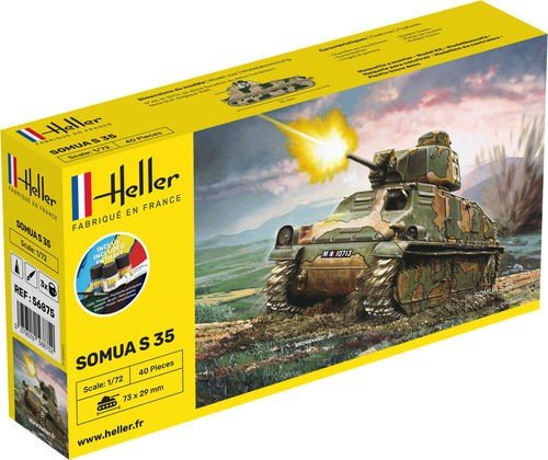 Heller HELLER  Somua S 35  - Starter Set 56875