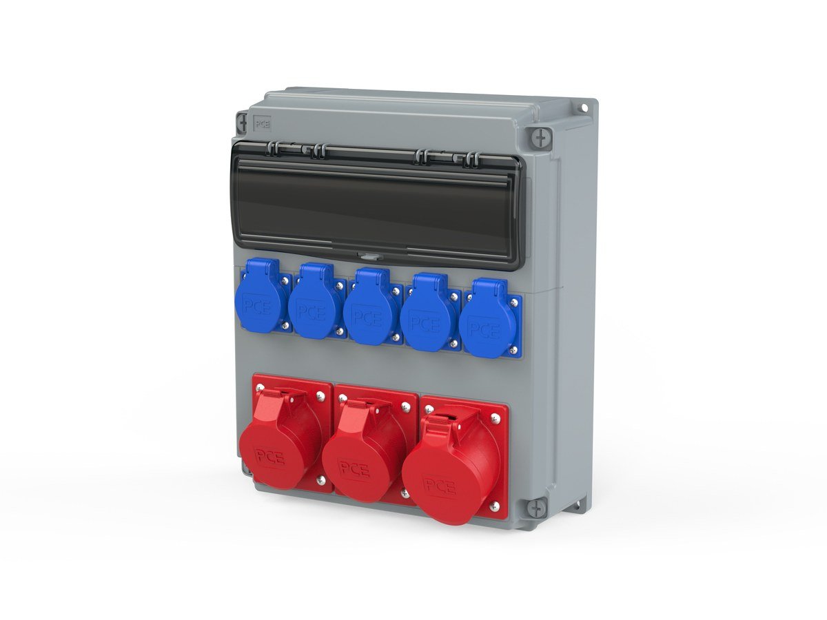 PCE Rozdzielnica stacjonarna OPOLE 32/5 2*16/5 5GS bez zabezpieczeń IP54 909110001W 909110001W