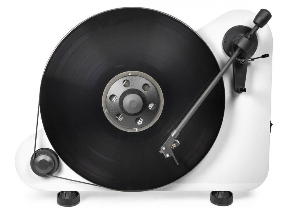 Pro-Ject VTE BT R OM5e Niekonwencjonalny pionowy gramofon z łącznością Bluetooth, biały