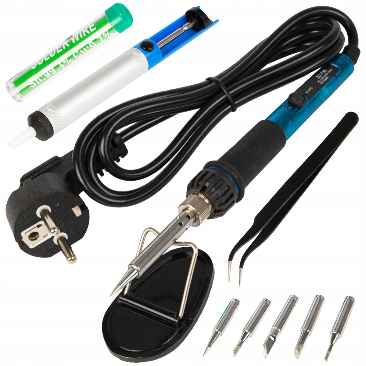 Zestaw lutowniczy XTREME lutownica akcesoria 6w1