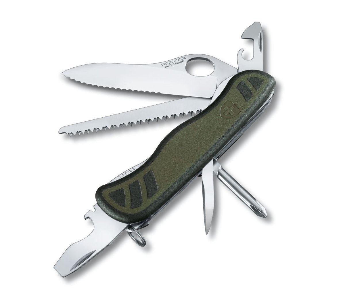 VICTORINOX Scyzoryk Armii Szwajcarskiej Victorinox ostrze ząbkowane 0.8461.MWCH