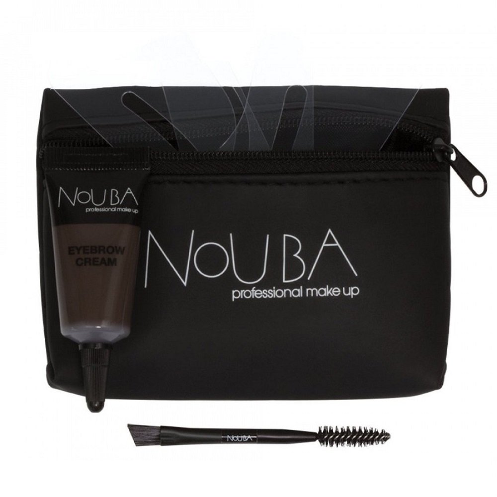 Zdjęcia - Tusz NOUBA SET Brow Improver 30 Eyebrow Cream + Double Ended Applicator + Stenc 