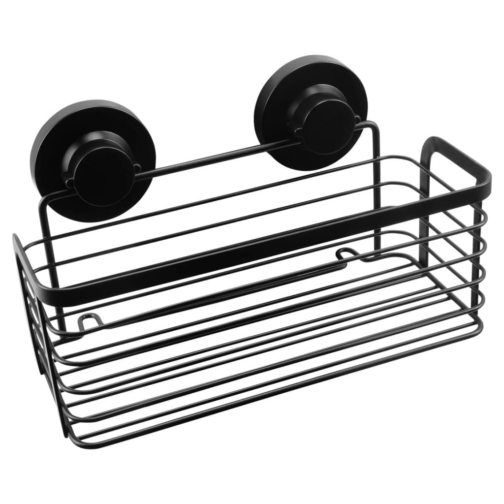 CORNAT Koszyczek pod prysznic 3in1, duży, czarny