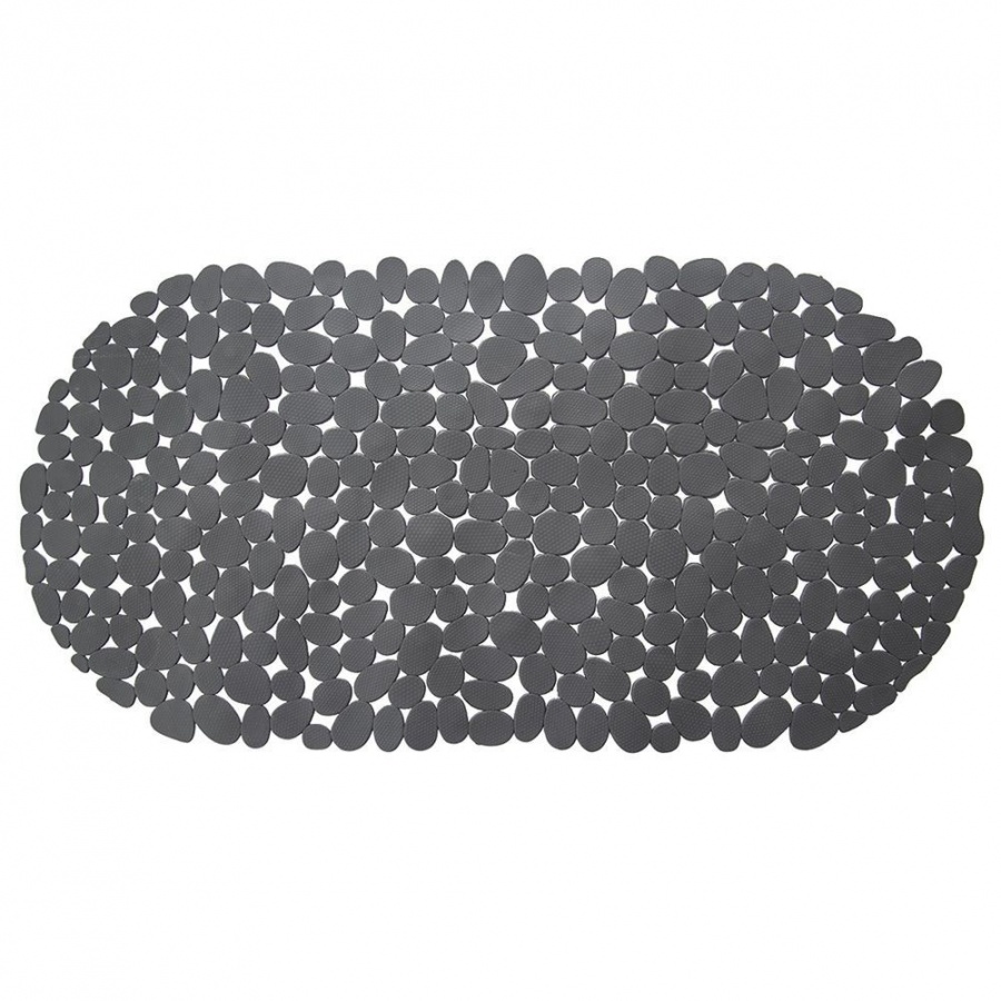 Mata antypoślizgowa pod prysznic szara 68x34 cm kod: O-530308 + Sprawdź na SuperWnetrze.pl
