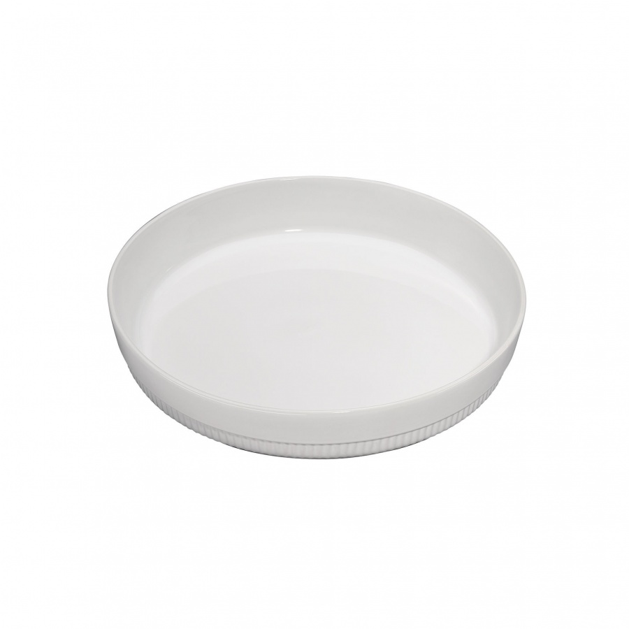 Naczynie żaroodporne, ceramika, 1,7 l, śred. 28 cm, białe kod: SP-3730285928