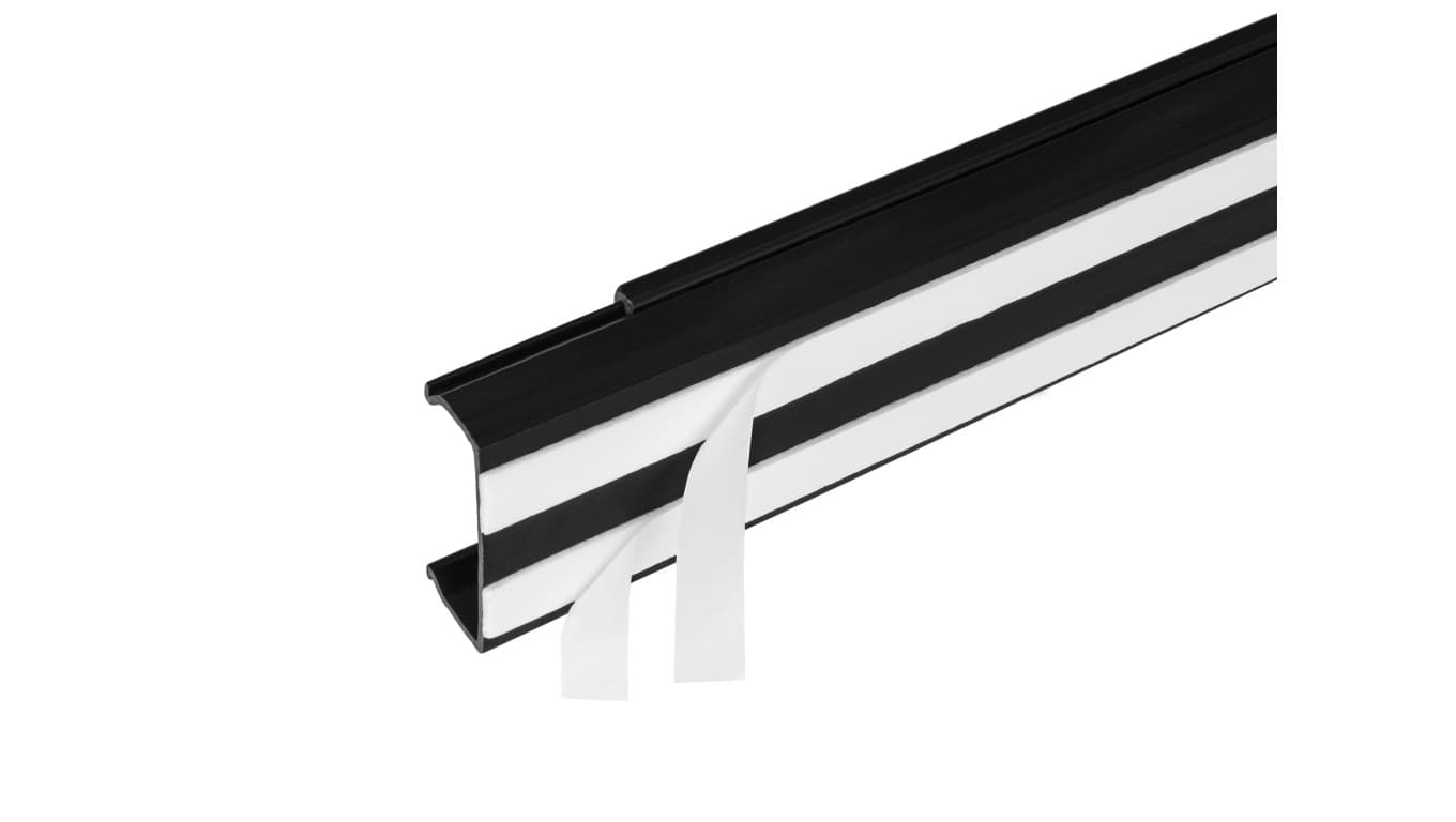 Marmat Listwa elektroinstalacyjna nierozp płomienia z taśmą samoprzyl LST40x25 czarna EKO /2m/ 68534 opakowanie 42m 68534