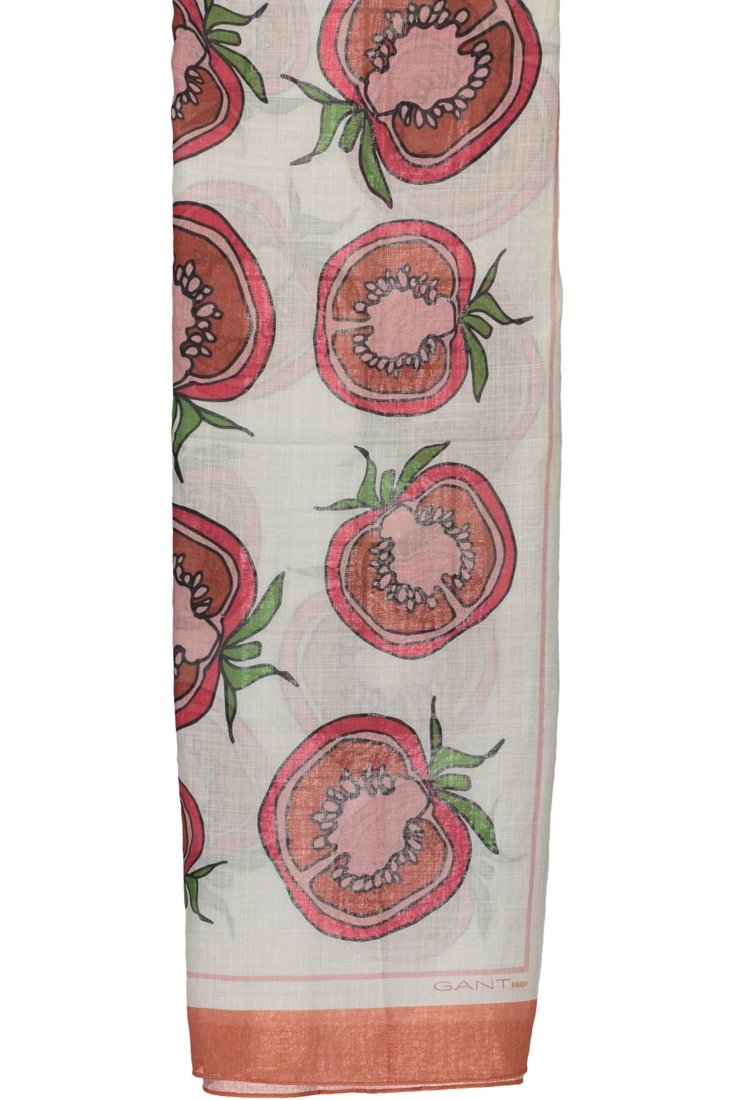 GANT POMARAŃCZOWY FOULARD CZŁOWIEKA