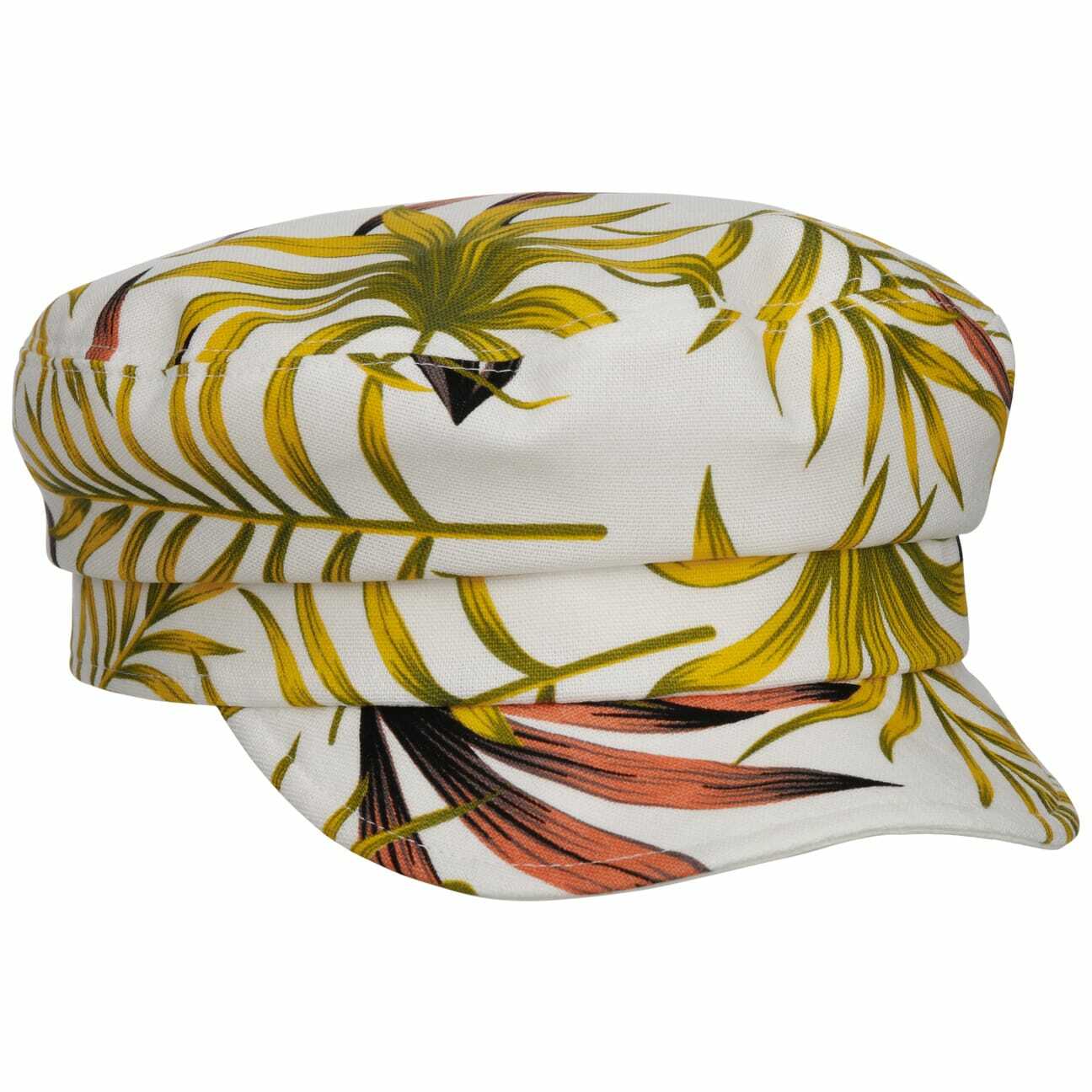 Czapka Żeglarska Kendy Leaves by Mayser, biały, S (55-56 cm)