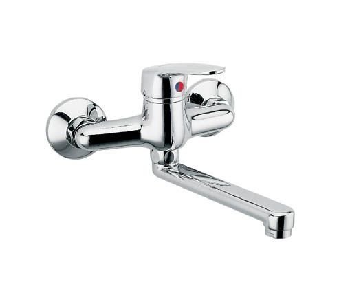 Bateria zlewozmywakowa SMILE ścienna, chrom