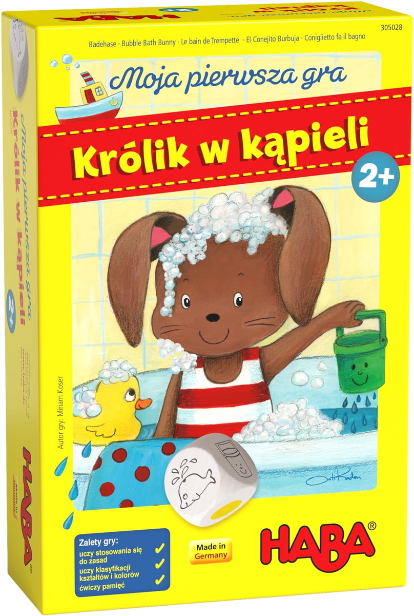 HABA Moje pierwsze gry - Królik w kąpieli (PL)