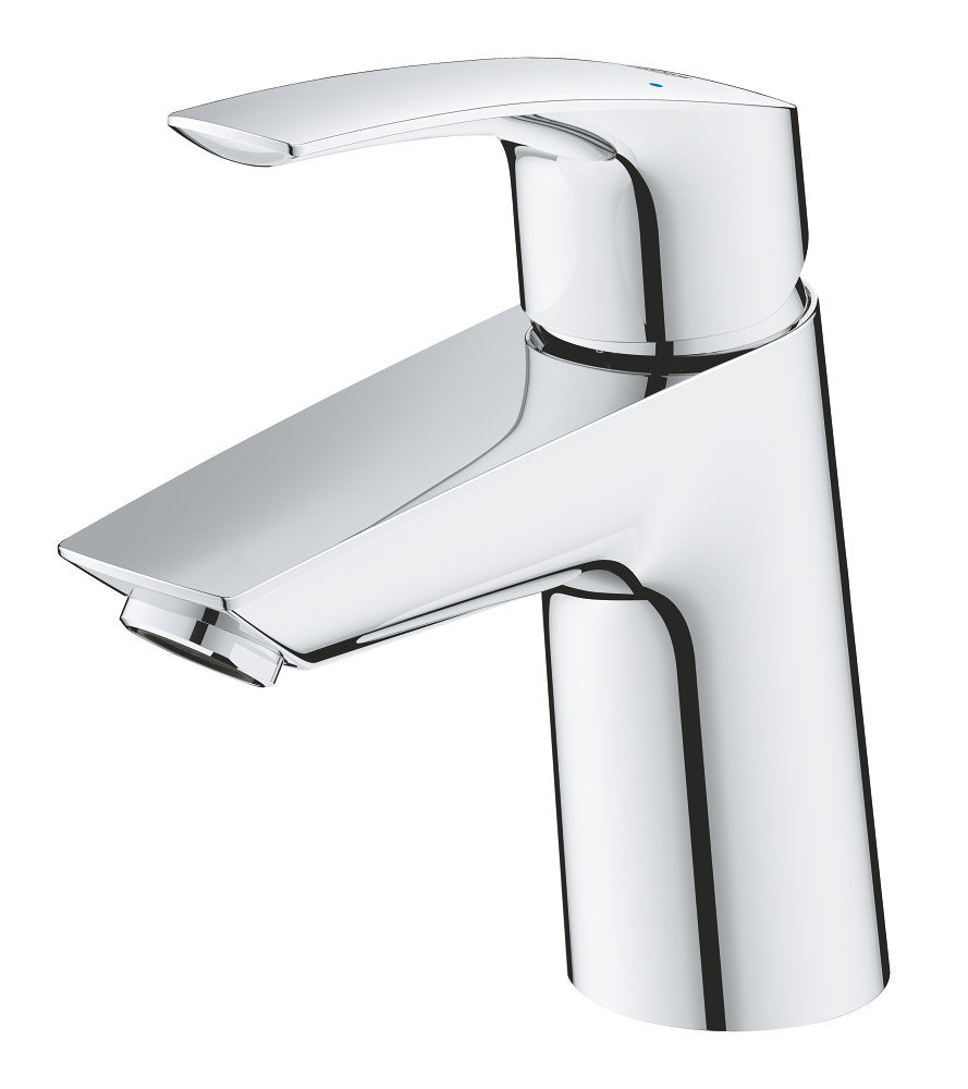 Bateria umywalkowa GROHE Eurosmart jednouchwytowa, rozmiar S, chrom, ogranicznik przepływu 5,7 l/min., głowica ceramiczna 28mm, korek push-open,