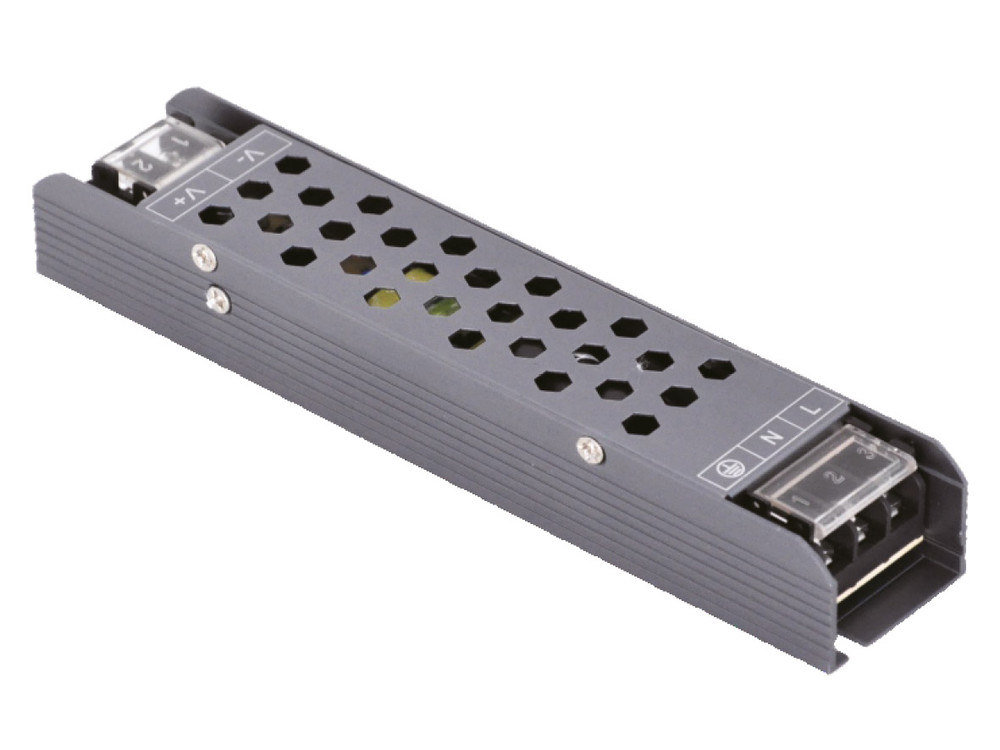 Zasilacz LED modułowy long graphite ip20 / 12v / 5a / 60w