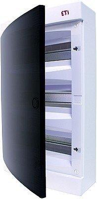 Obudowa natynkowa 36 modułów drzwi transparentne ECT36PT-s