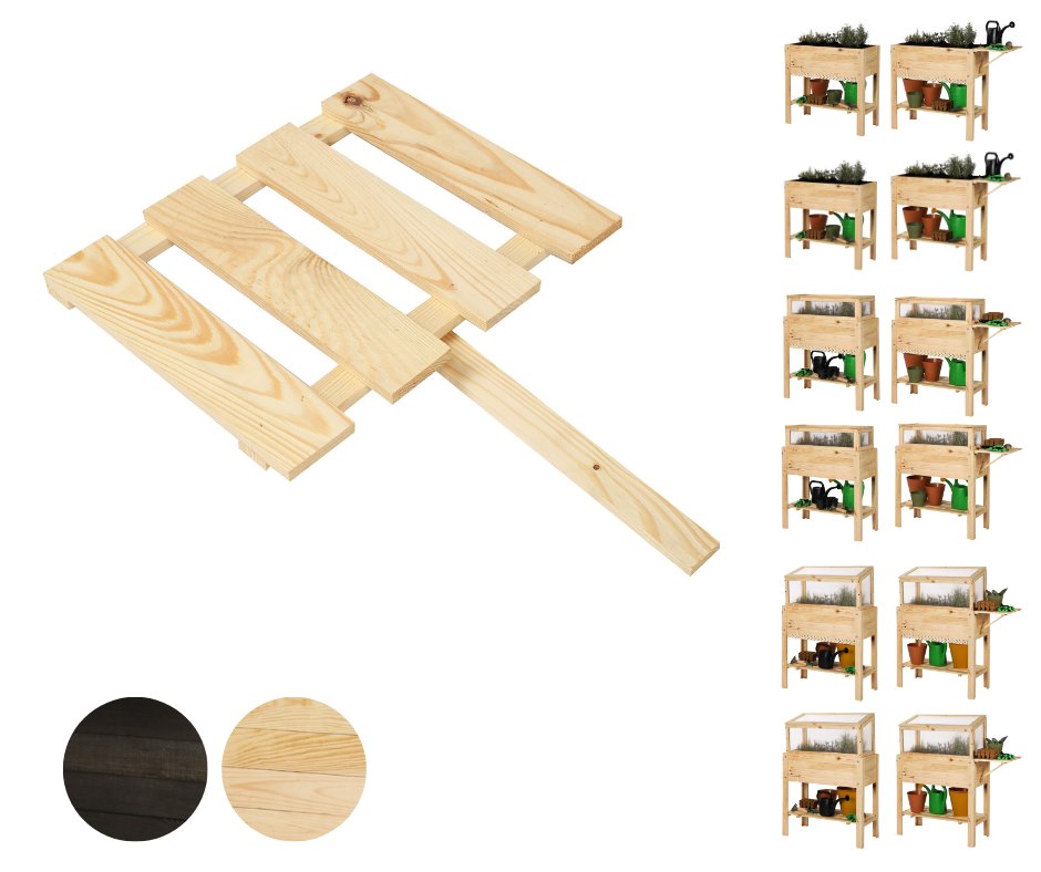 Półka boczna do ziołownika OBL - Naturalna / Wamar-Sosenka