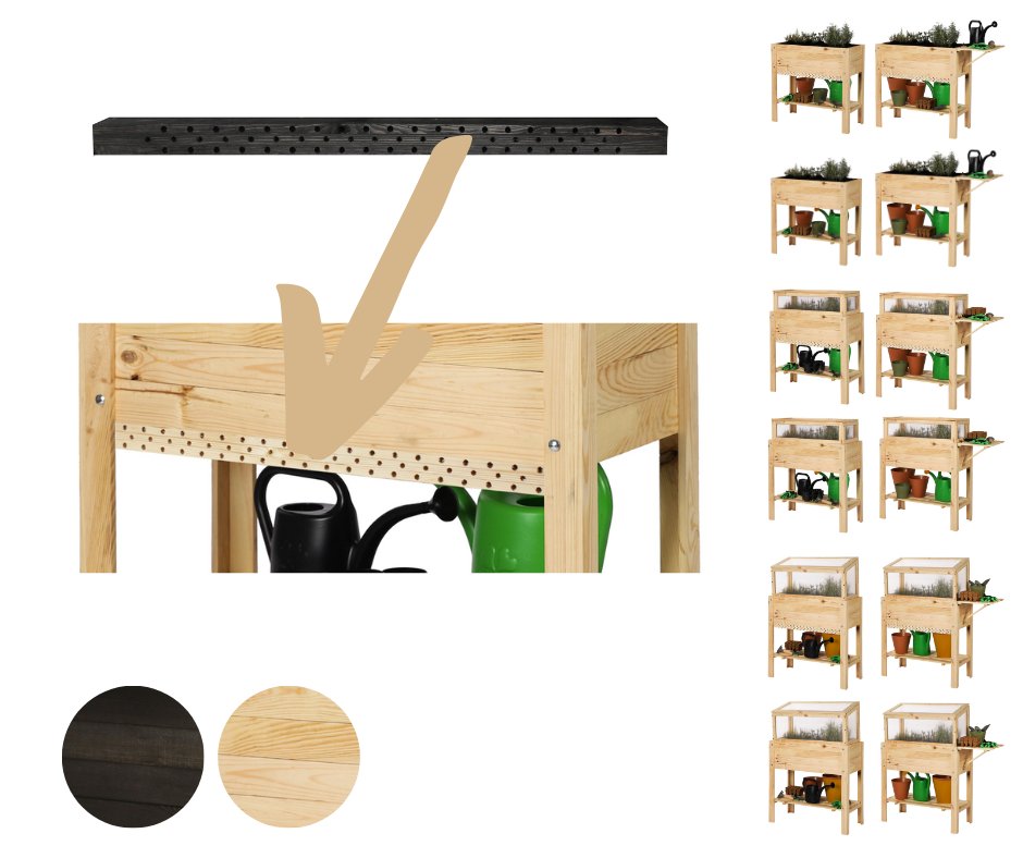 Domek dla owadów do ziołownika OBL - Czarny / Wamar-Sosenka