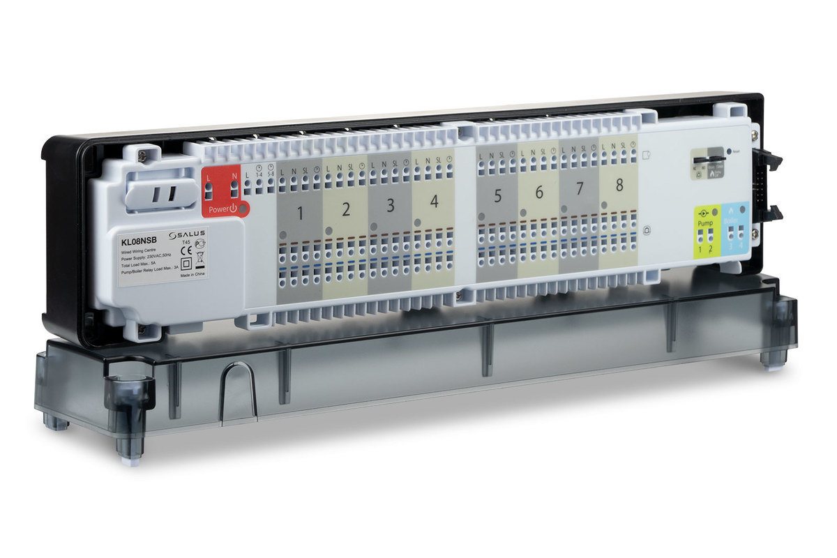 Salus KL08NSB - Listwa centralna ogrzewania podłogowego (KL08NSB)