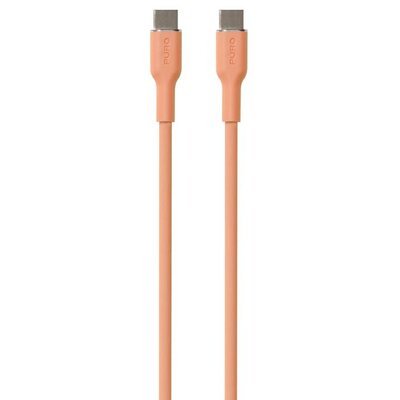 Kabel USB Typ-C - USB Typ-C PURO Icon Soft Cable 1.5 m Morelowy