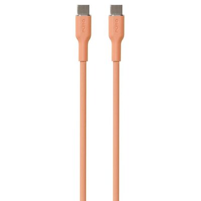 Kabel USB Typ-C - USB Typ-C PURO Icon Soft Cable 1.5 m Morelowy