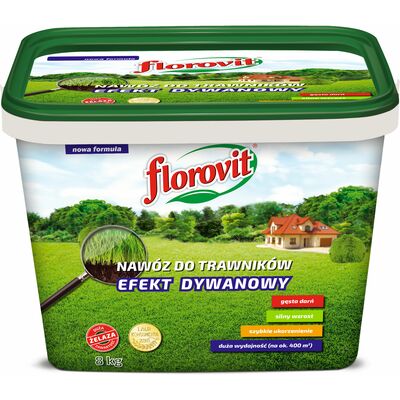 Zdjęcia - Pozostałe narzędzia ogrodnicze Florovit nawóz do trawników efekt dywanowy 8 kg
