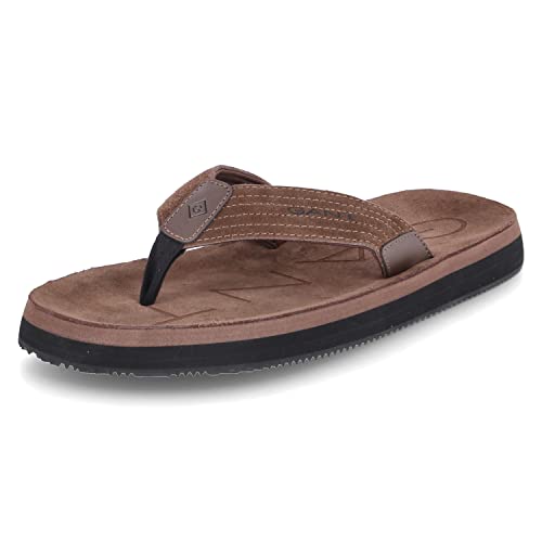 GANT FOOTWEAR Męskie klapki POOLBRO Tobacco Brown, 45 EU, Tyto? Br?zowy, 45 EU