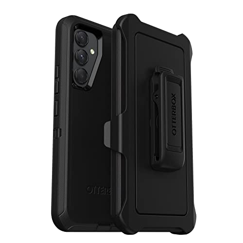 OtterBox Defender Etui do Samsung Galaxy A54 5G, Odporne Na Wstrząsy i Upadki, 4 Razy Przetestowane Zgodnie ze Standardami Wojskowymi, Czarne, Bez Opakowania Detalicznego