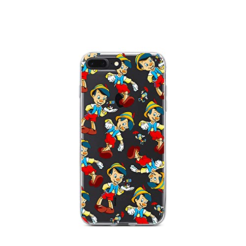 ERT GROUP etui na telefon Apple Iphone 7 PLUS/ 8 PLUS, case oryginalny i oficjalnie licencjonowany przez Disney, wzór Pinocchio 002, optymalnie dopasowane, plecki z TPU częściowo przeźroczyste