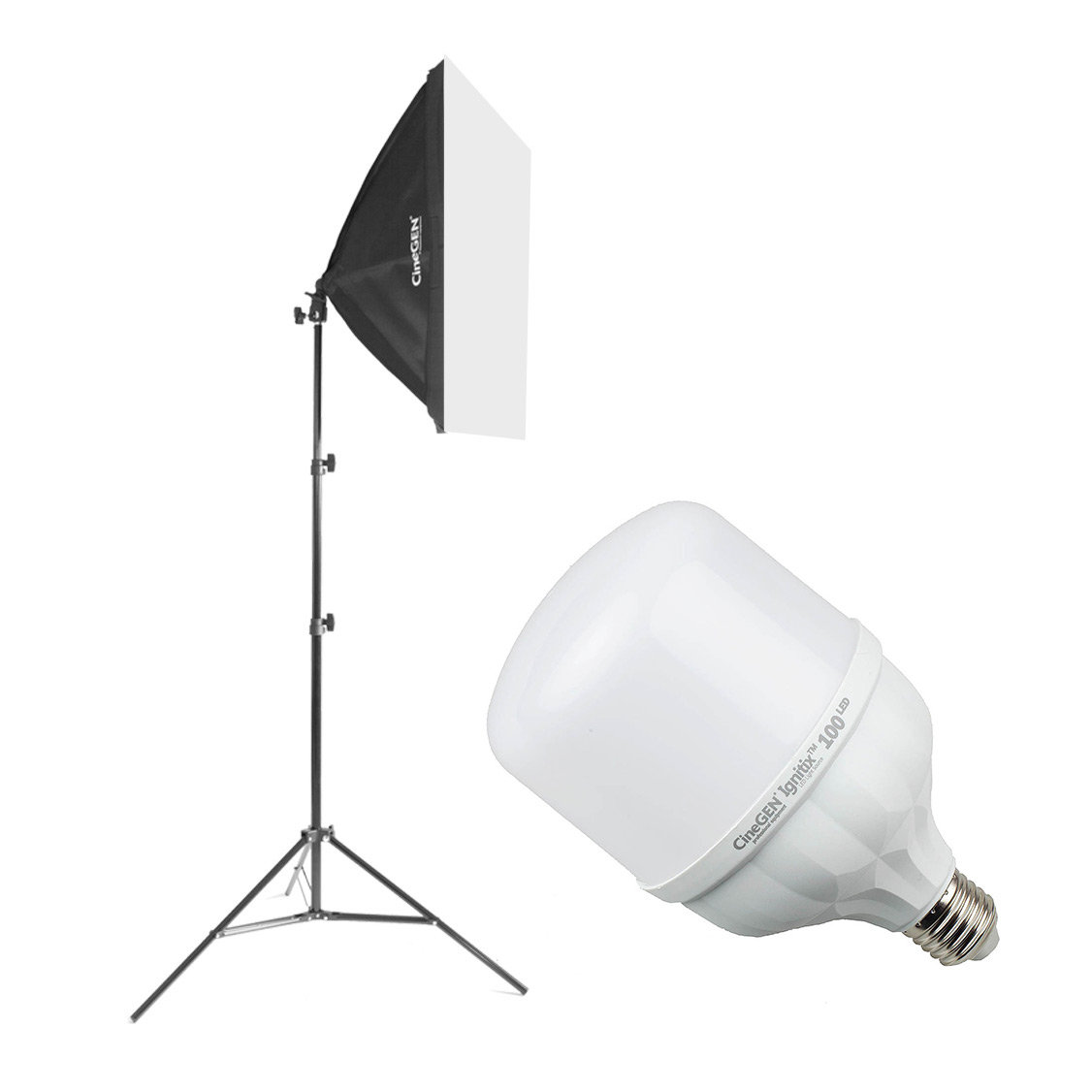 ReLed  Zestaw Oświetleniowy LED z Softboxem 60x60