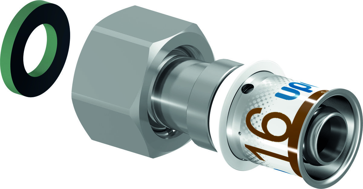 Uponor S-Press PLUS złączka z ruchomą nakr. 16-G3/4