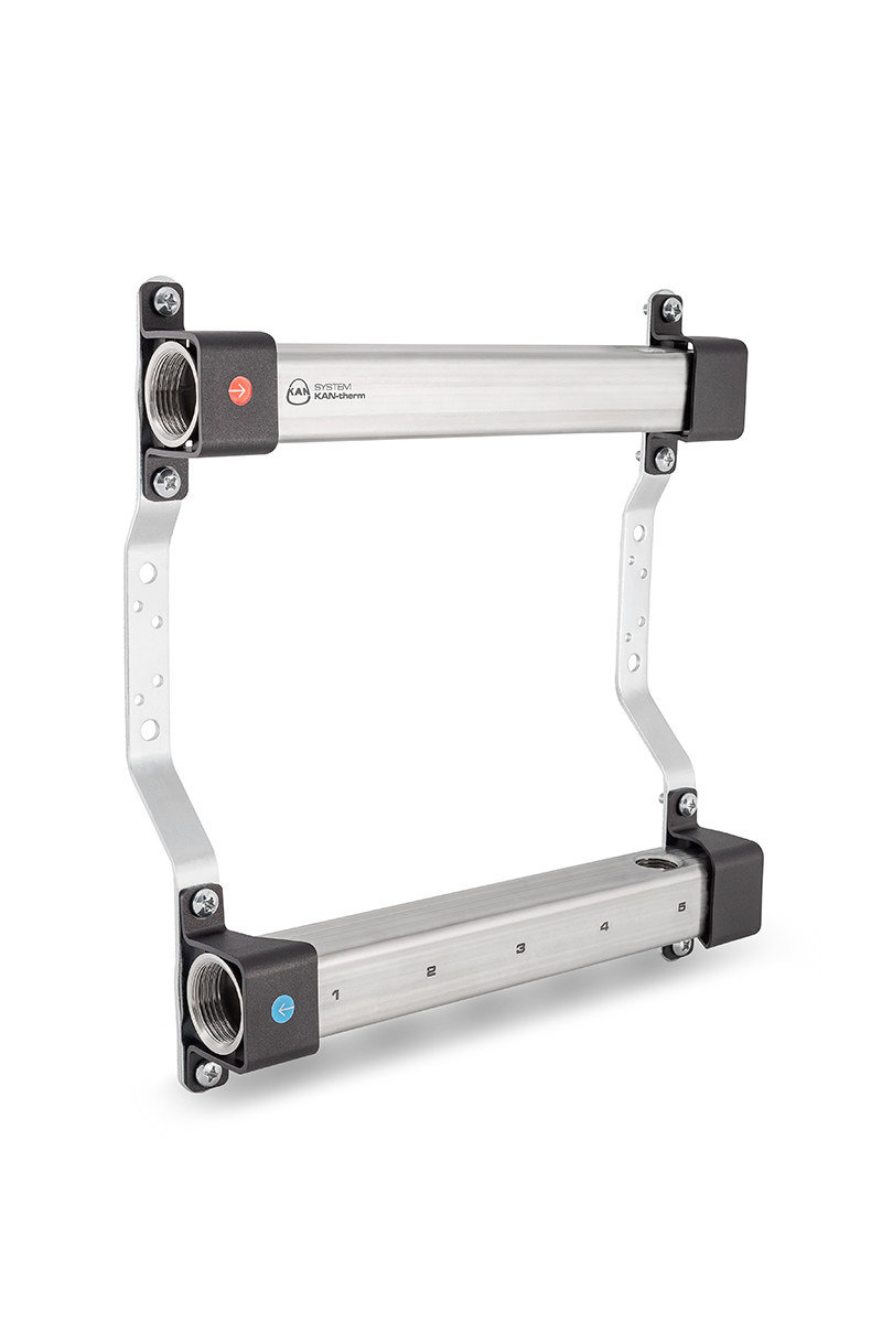 Rozdzielacz InoxFlow bez osprzętu (seria RBB) - 10 obwodów