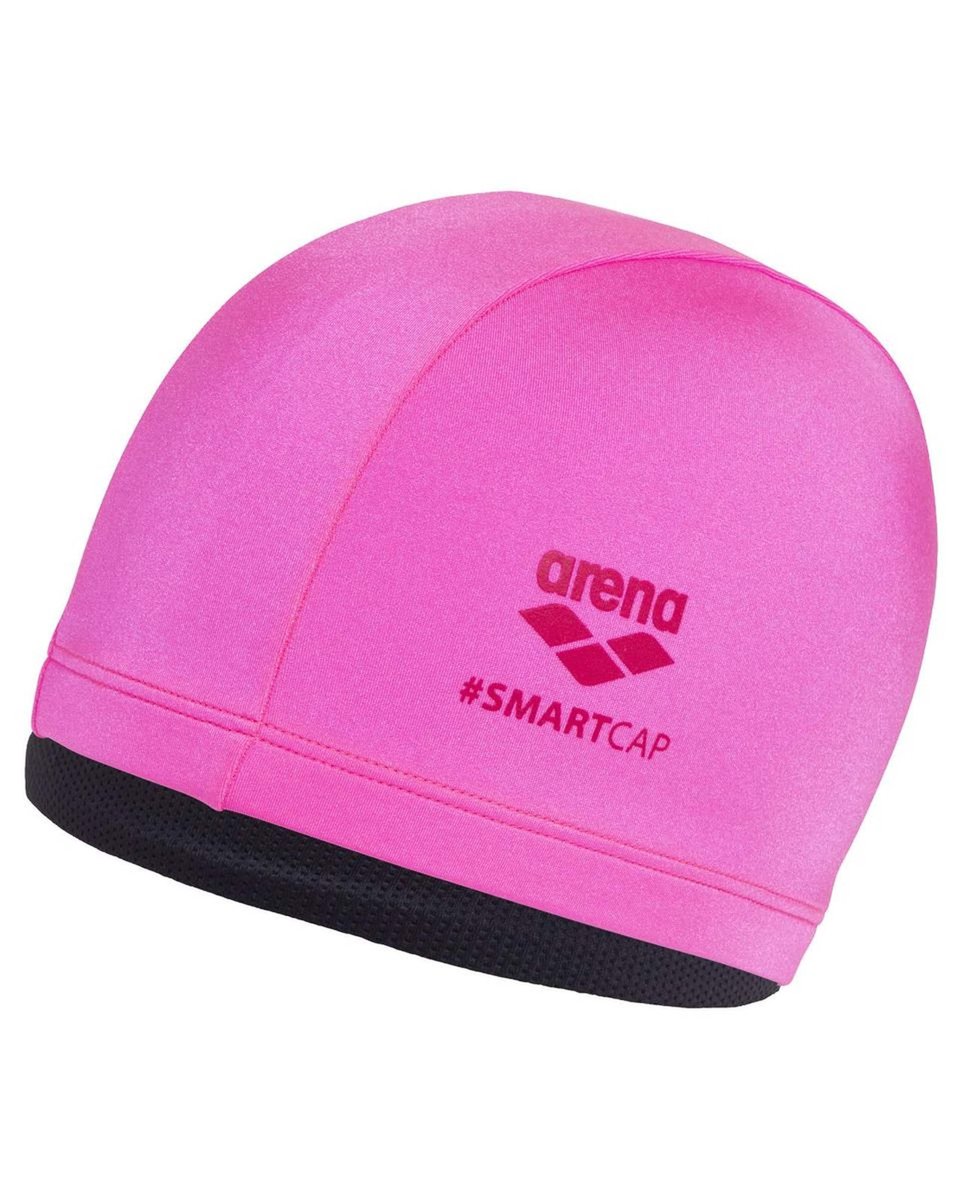 Arena Smartcap Dziewczynki, różowy/czarny 2022 Czepki pływackie 4410-100-0