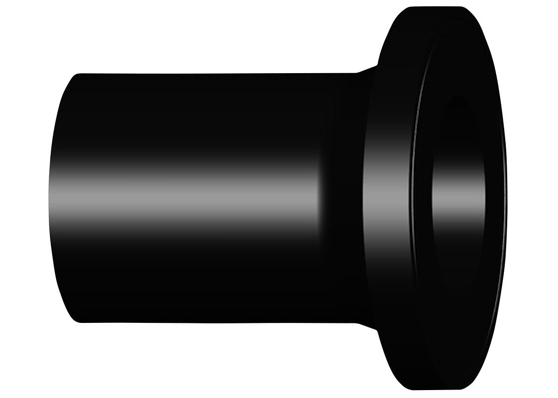 Tuleja doczołowa długa kołnierzowa dn160 PE100, SDR11, PN10 gaz/PN16 woda, sfazowana