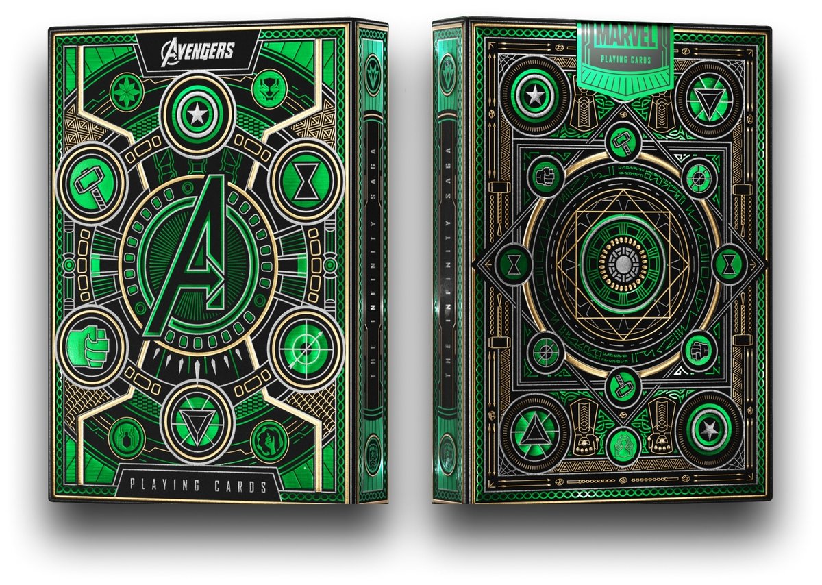 Karty AVENGERS GREEN EDITION - karty klasyczne