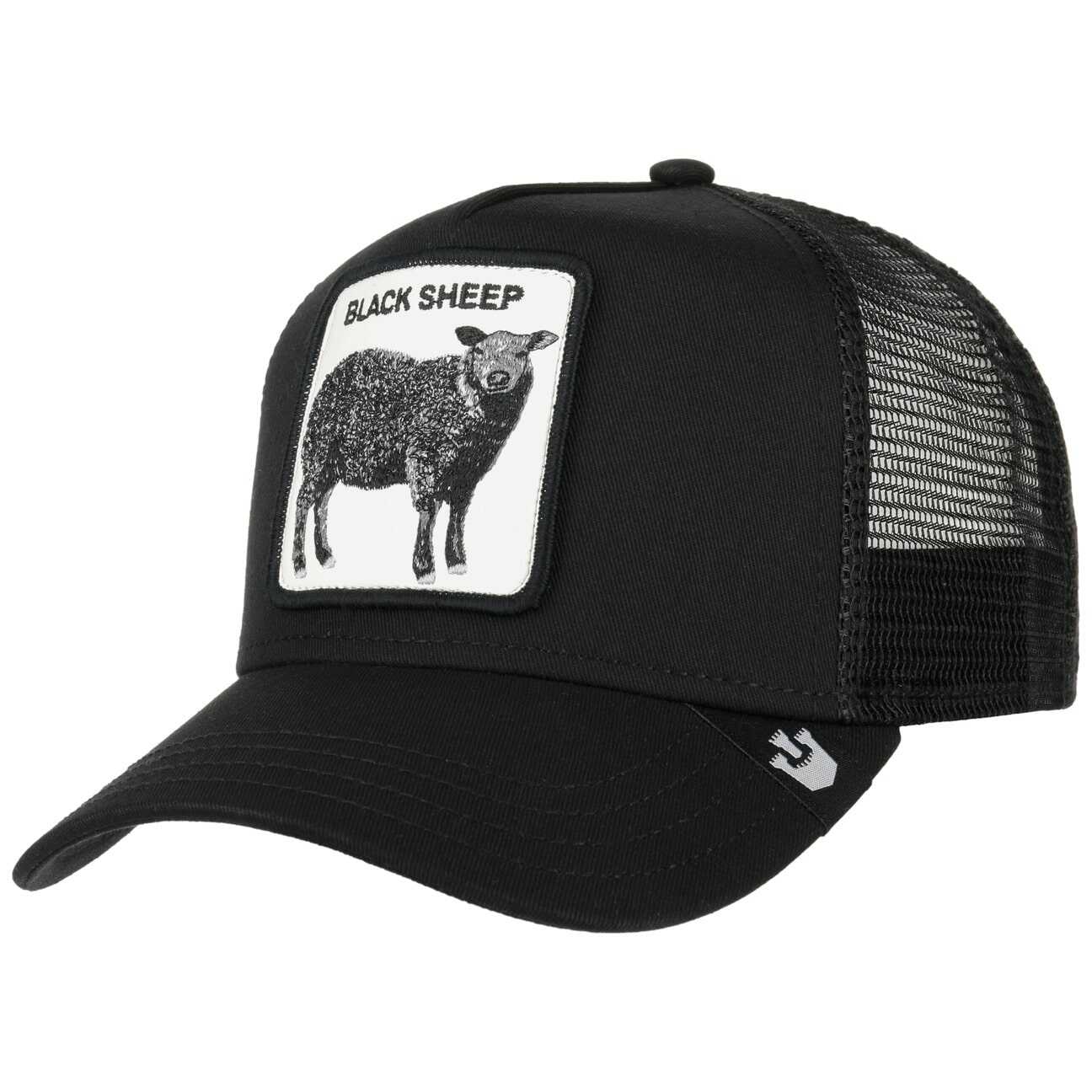 Czapka Trucker The Black Sheep by Goorin Bros., czarny, One Size