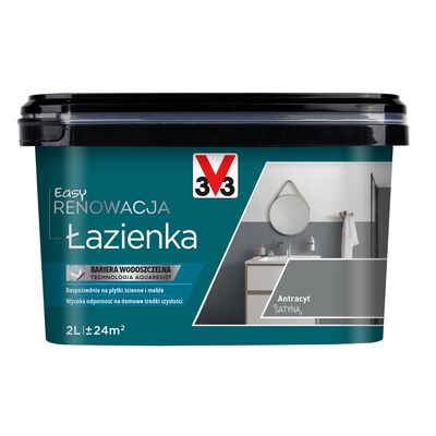 Farba Renowacyjna Easy Renowacja Łazienka antracyt 2 l V33