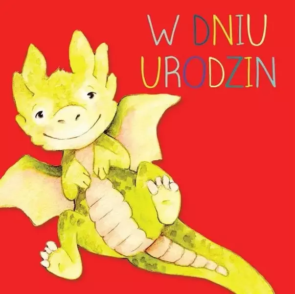 Karnet kwadrat CL4216_PO Urodziny Smok - Clear Creations