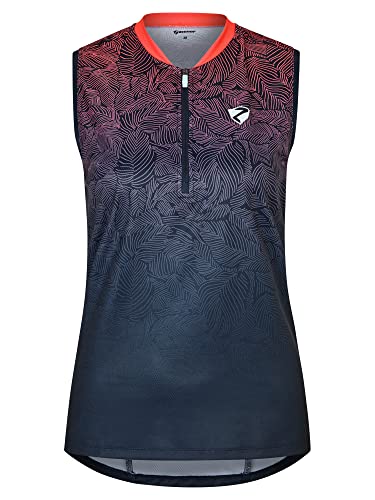 Ziener Damska koszulka rowerowa Nalerina – rower górski | rower wyścigowy – oddychająca, szybkoschnąca, elastyczna, bez rękawów (1 opakowanie)