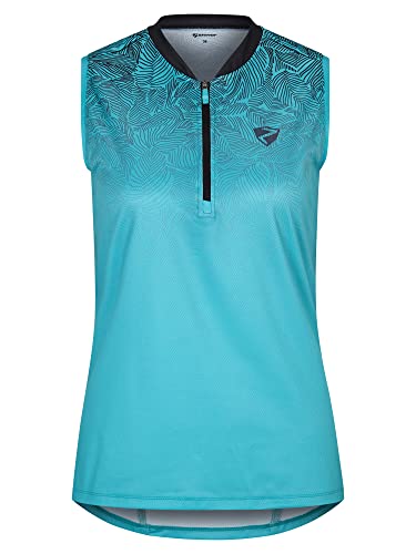 Ziener Damska koszulka rowerowa Nalerina – rower górski | rower wyścigowy – oddychająca, szybkoschnąca, elastyczna, bez rękawów (1 opakowanie)