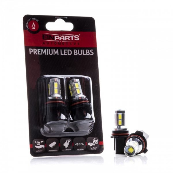 Einparts Żarówki samochodowe LED 12/24V P13W 8xSMD  2 szt F13-8045