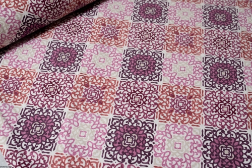 Okrągły bawełniany obrus plamoodporny