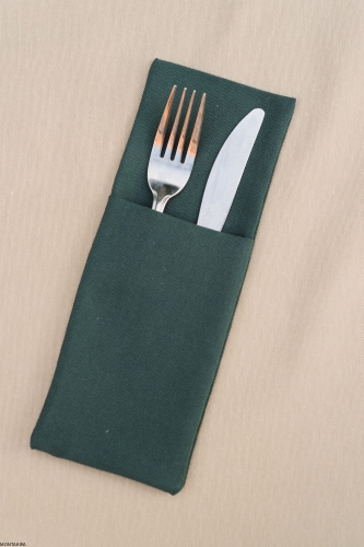 Kieszonka na sztućce z plamoodpornej tkaniny