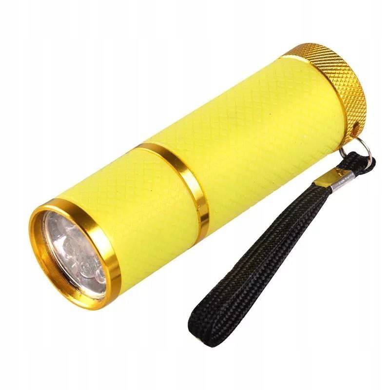 Mini Uv Led Latarka do paznokci żółty