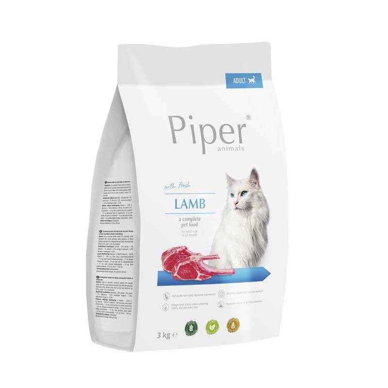 Dolina Noteci Piper Animals sucha karma dla kota ze świeżą jagnięciną waga 3 kg