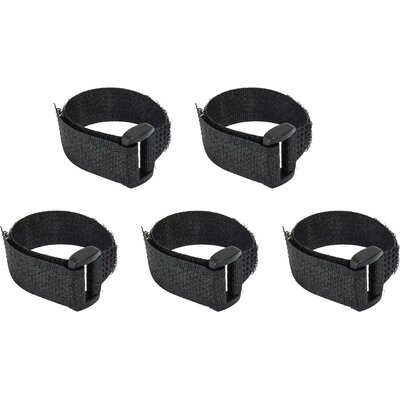 Dedra Opaski rzepowe do kabli 16x310mm czarne 5 sztuk 11RC16311