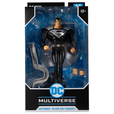 Mcfarlane DC Multiverse 7 - Animated Superman (Black Suit) 15191