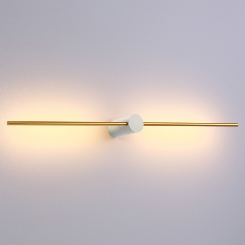 Listwa ścienna Wand 646701125 Elkim LED 10W 3000K sparo złota biała