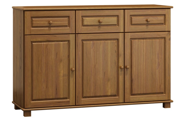 Komoda drewniana sosnowa 153 dąb