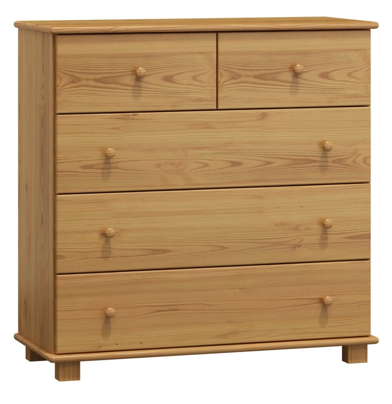 Komoda sosnowa drewniana 5s g47 olcha