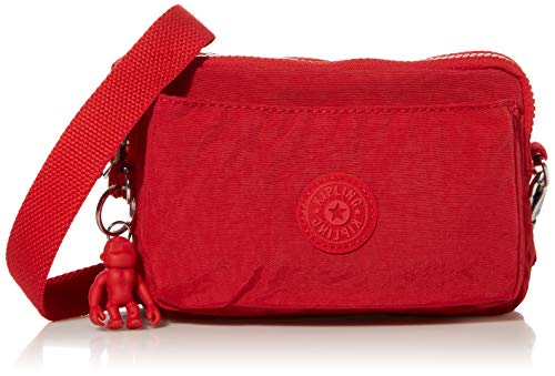 Kipling Damska torba na ramię Abanu Multi Covnertible, Czerwony - Small