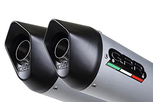 GPR Kawasaki Zzr 1400 2008/11 Podwójny tłumik zatwierdzony z rurą konekscyjną Furore Aluminium Srebrny
