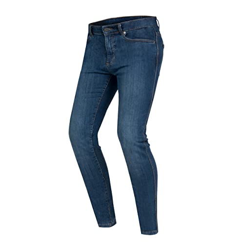 OZONE MOTO Striker dżinsy motocyklowe dla mężczyzn, Flying Bats, ochraniacze na kolana, wstawki Kevlar Dupont, 5 kieszeni, slim fit
